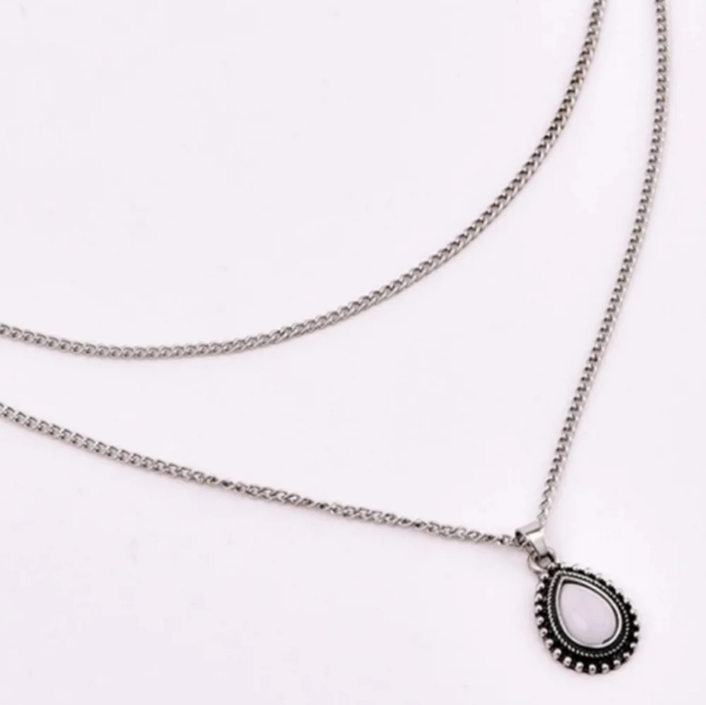 Boho Teardrop Choker Necklace - Picture 3 of 4